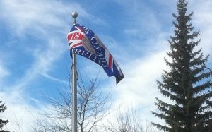 The City of Saskatoon raised the Treaty 6 Flag on October 25, 2013. Courtesy of the City of Saskatoon